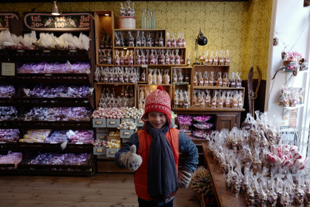 JJ in Candy Store