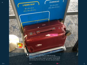 suitcase holder