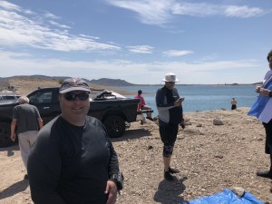 My instructors for the dive at Lake Pleasant. I did great until they said a Bull Shark could live in the lake for a month